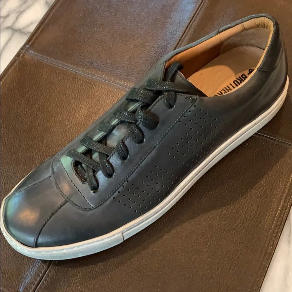 NWB Brothers United Perforated Detail Sneakers 8.5 - Picture 4 of 8